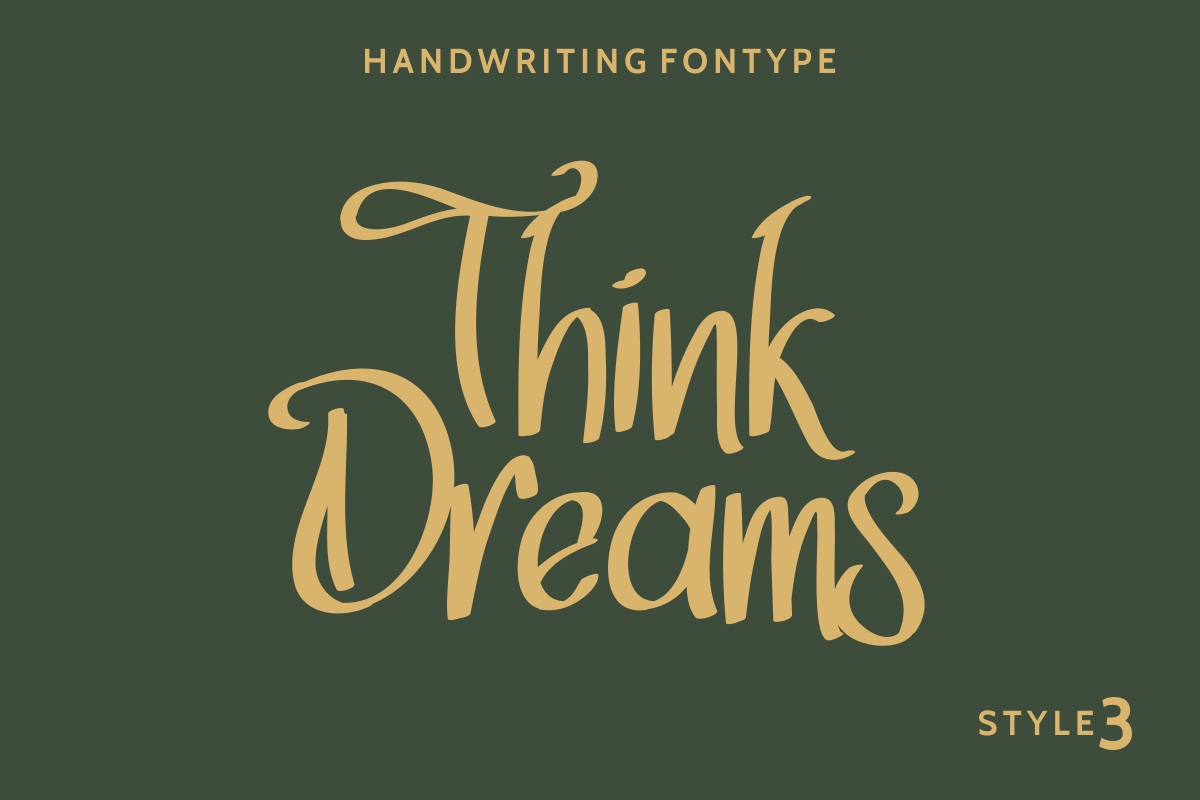 Think Dreams font